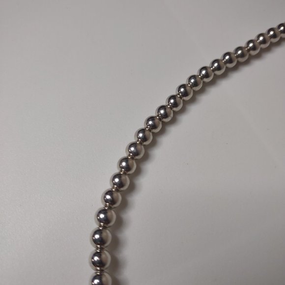 Plastic And Stone Bead Necklace Adjustable 17.5 To 20 Inches - Picture 7 of 11